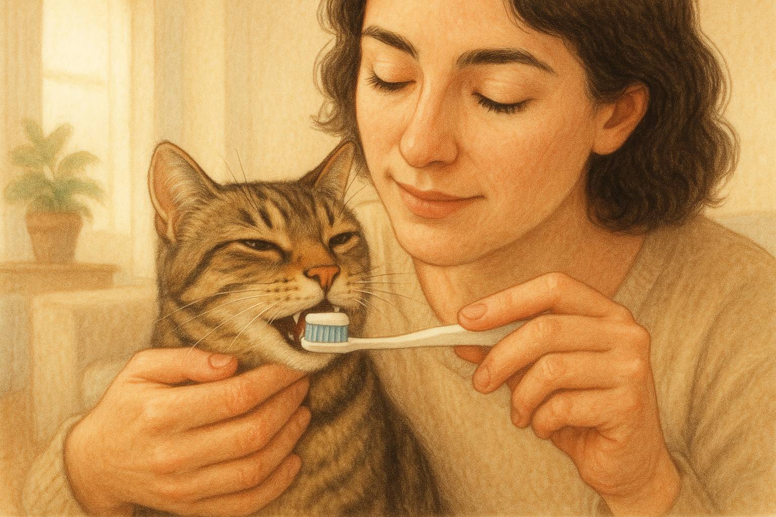 Cepillado dental en gatos: guía para principiantes