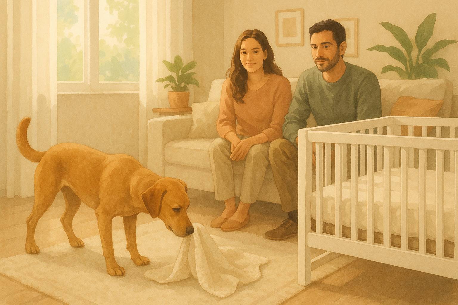 Cómo adaptar a tu mascota a la llegada de un bebé