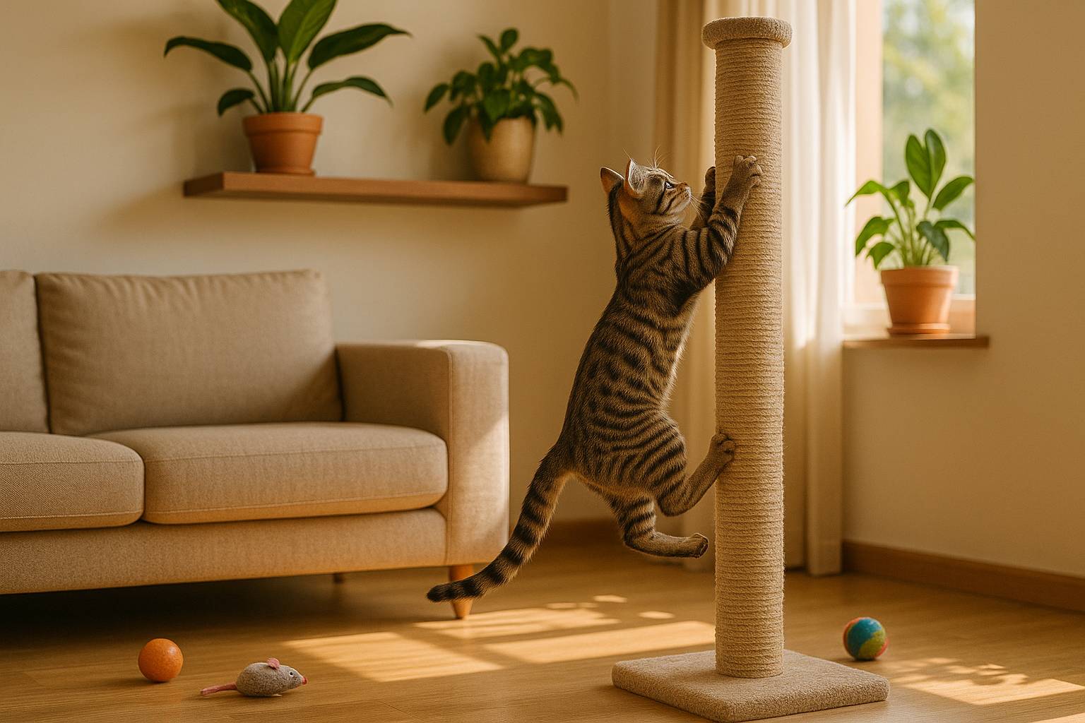 Conducta destructiva en gatos jóvenes: causas y solución