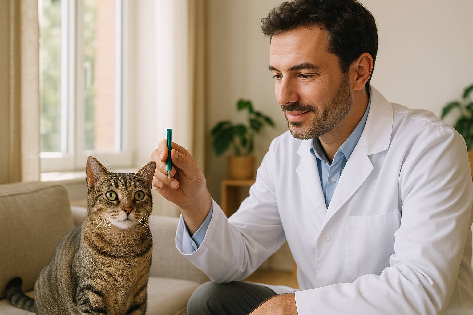 Cuándo desparasitar a un gato que no sale de casa