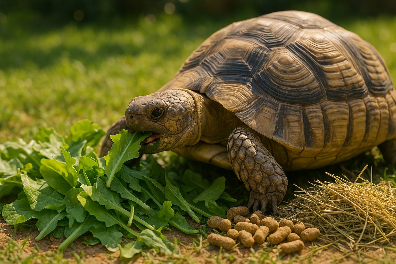 cuánta verdura puede comer una tortuga terrestre al día