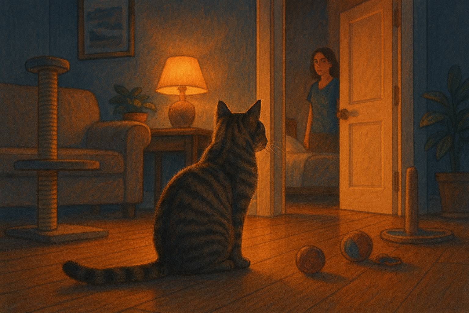 Por qué tu gato maúlla de noche y cómo reducirlo
