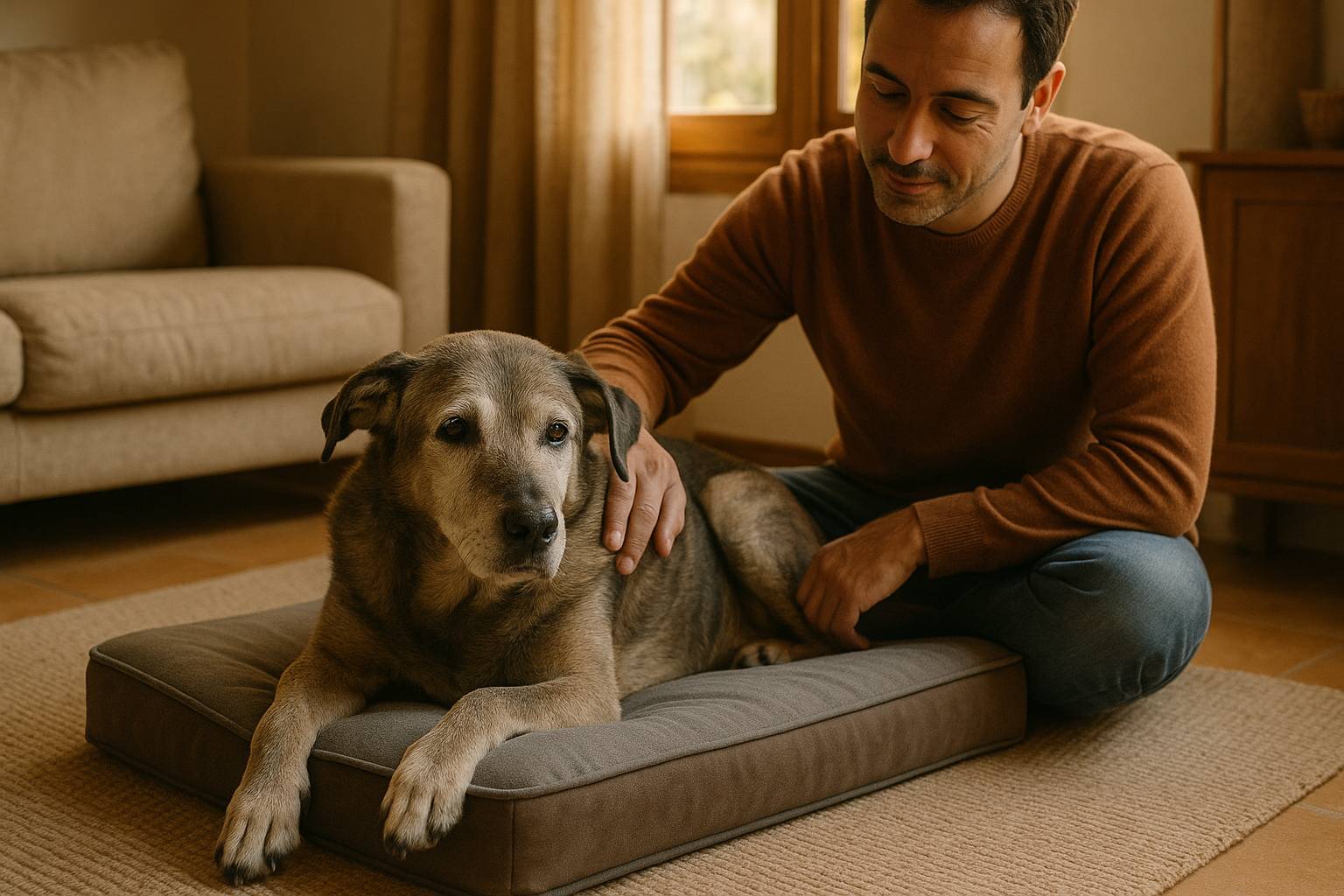 Signos de artritis en perros mayores y qué ayuda