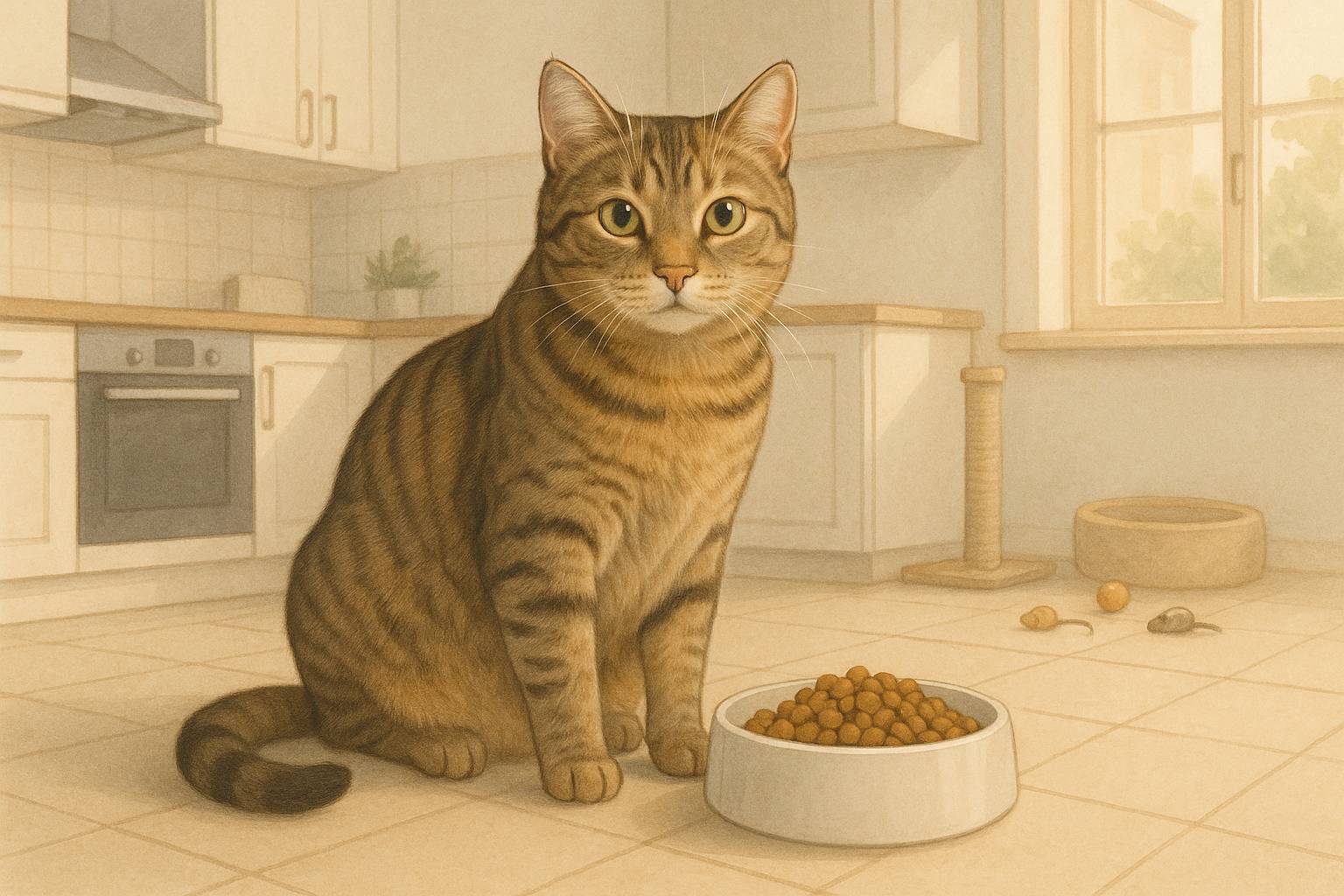 Tabla de raciones para gatos esterilizados de interior